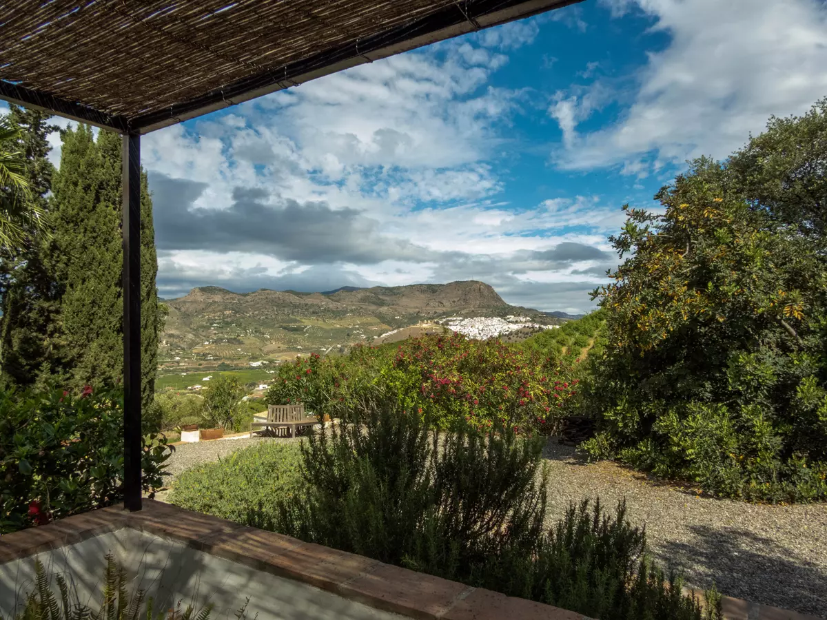 B&B Casa Domingo Alora Malaga Andalusie uitzicht terras studio 2
